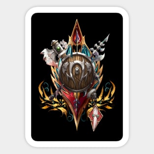 War Crest 03 Sticker